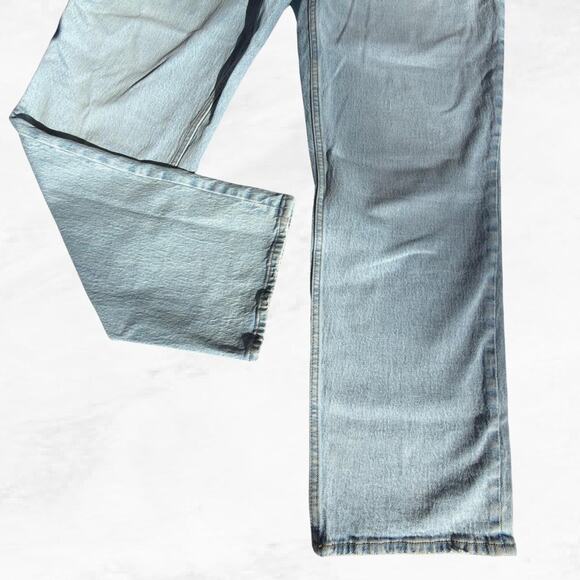 Abercrombie & Fitch 90s Straight Leg Blue Jeans - Picture 2 of 4